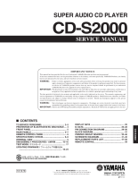 Yamaha CDS-2000 - Service Manual 